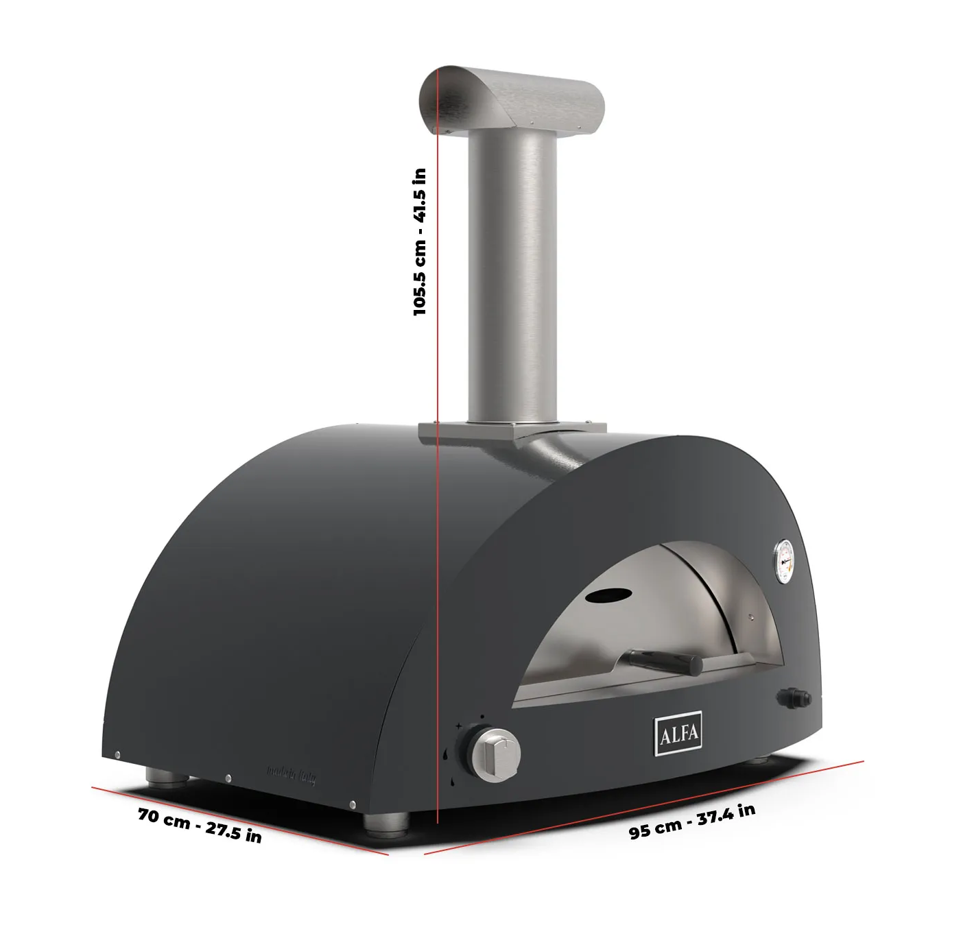 Forno Alfa Forni Moderno 2 Pizze: il forno da esterno compatto, veloce e potente