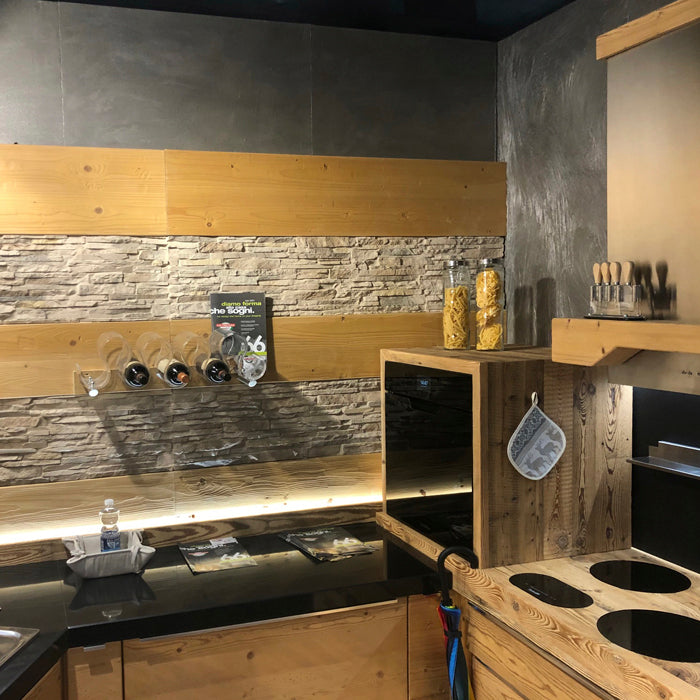 Pannello in Pietra Ricostruita Scaglia Light: design naturale per interni ed esterni