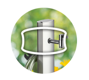 Fontana Aquapoint STEELO: eleganza e resistenza per il tuo giardino