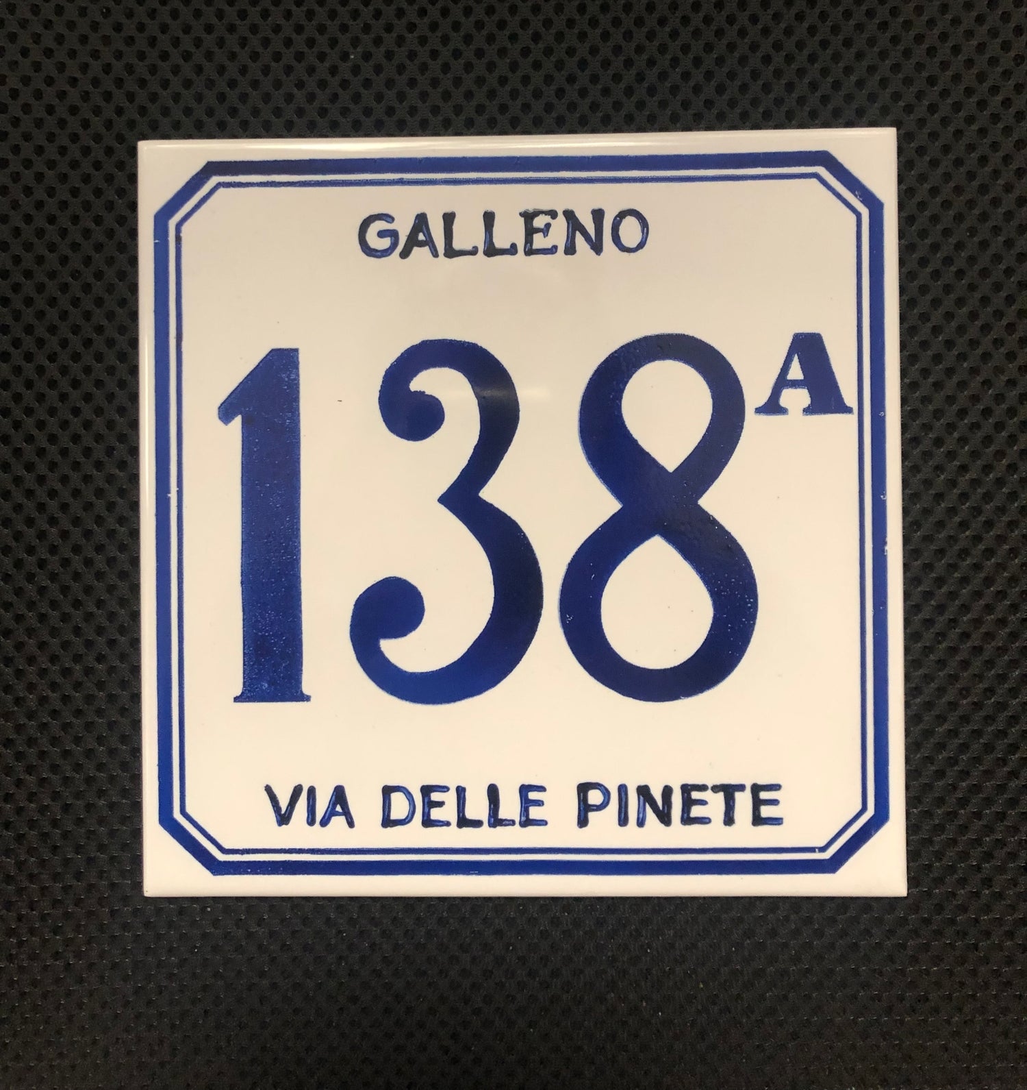 Numeri civici personalizzati in ceramica