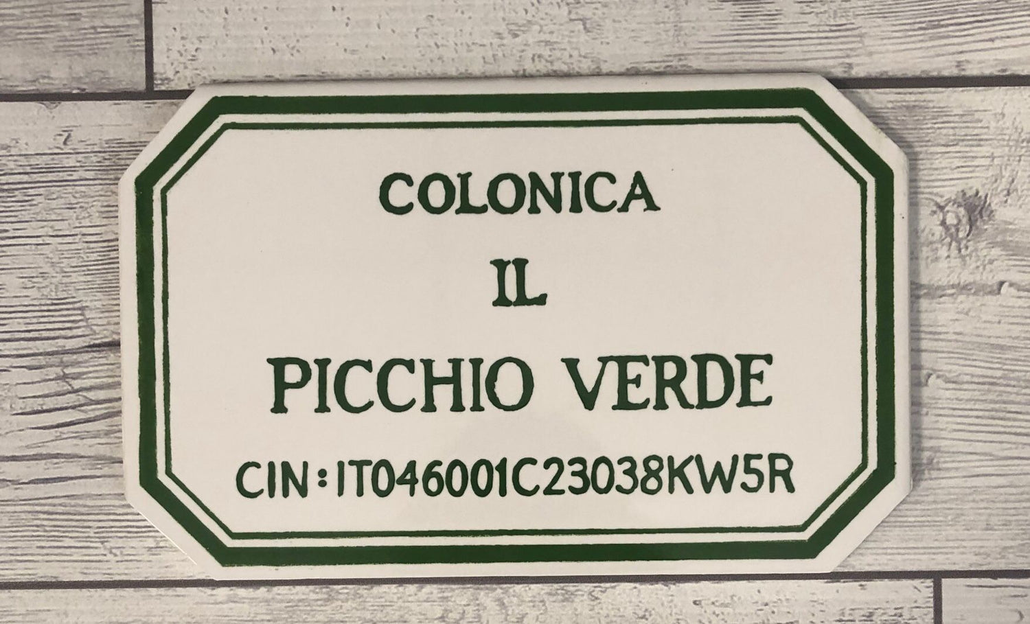 Targhe personalizzate in ceramica