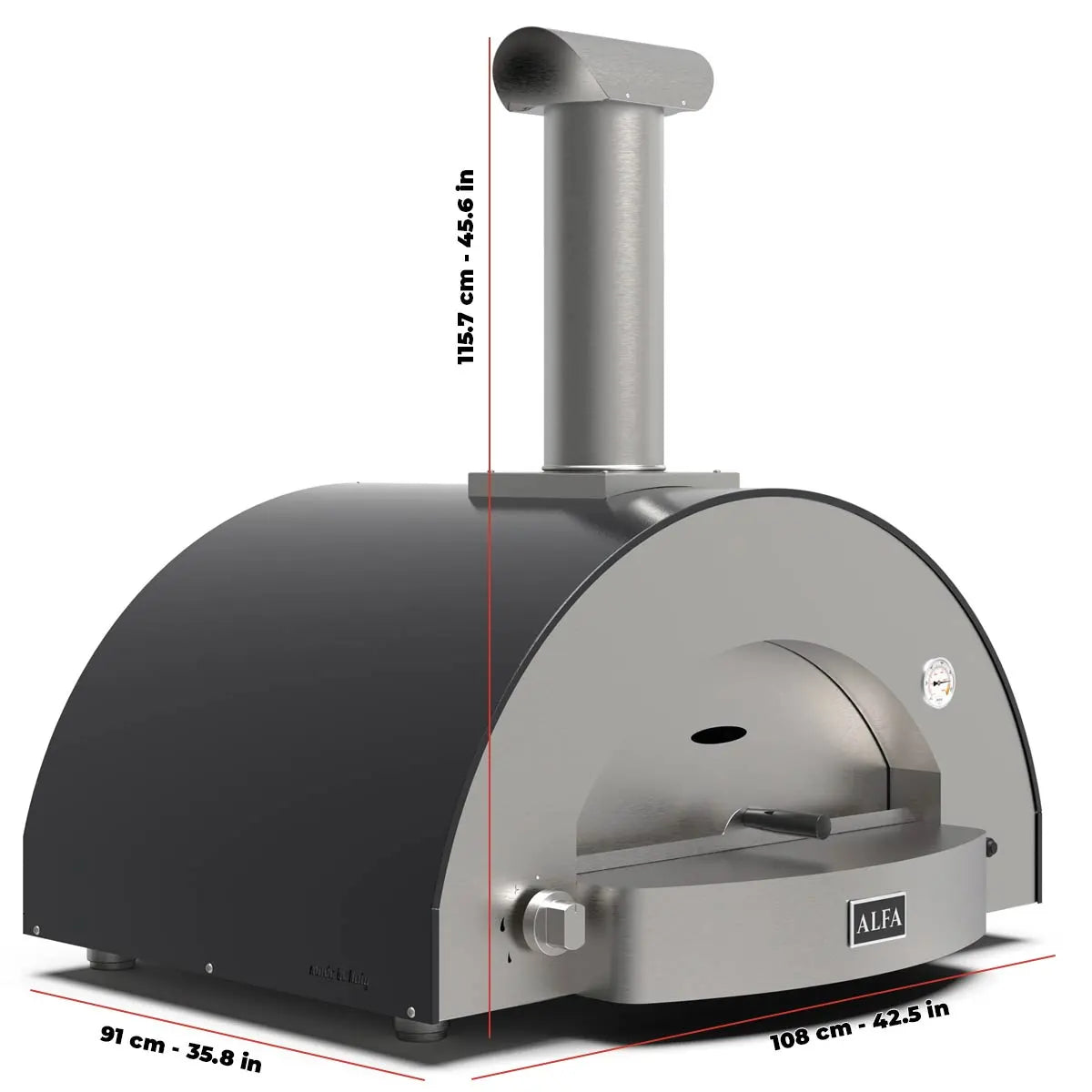 Forno Alfa Forni Classico 4 Pizze: il forno da esterno per cotture perfette e convivialità senza limiti