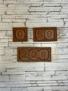 numeri civici terracotta