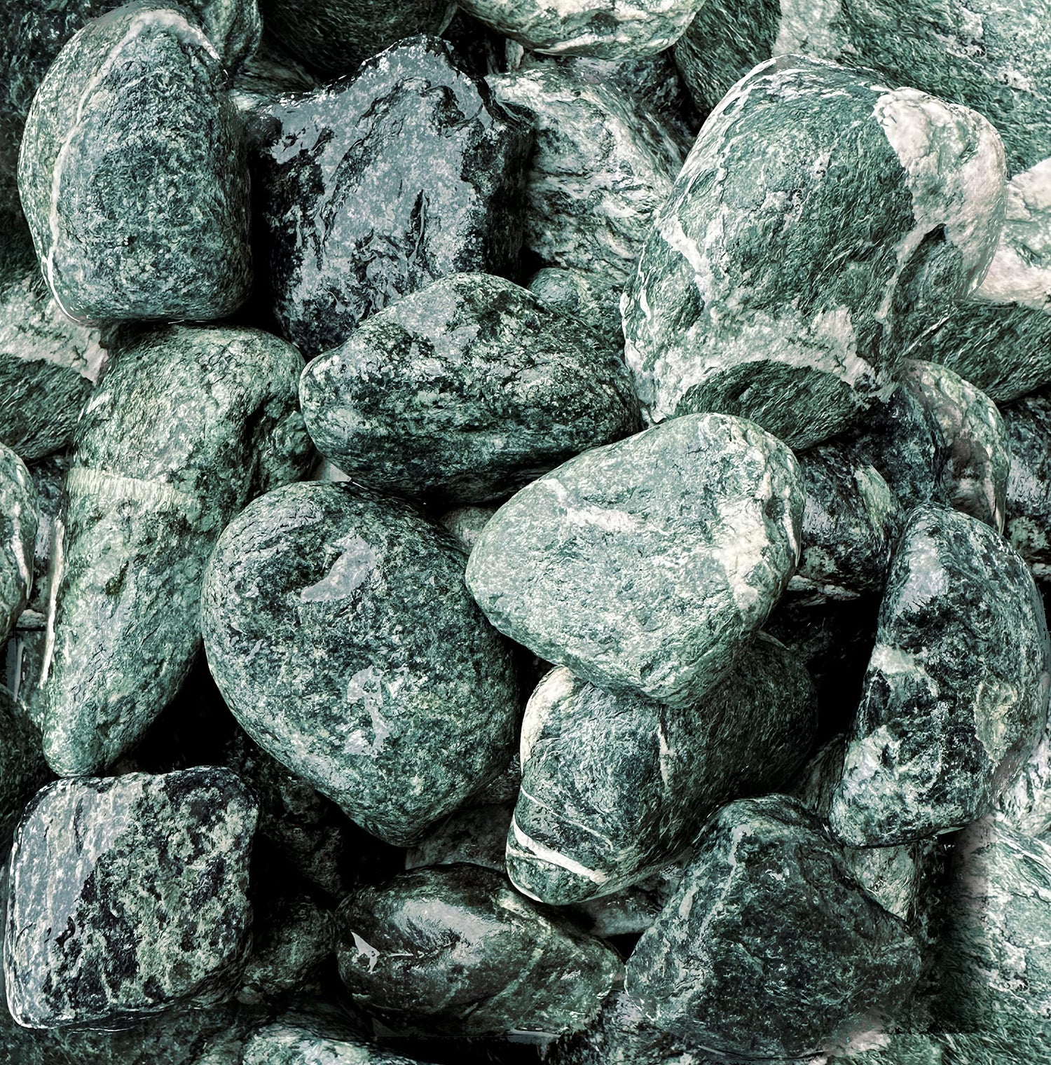 Ciottolo Verde Alpi kg.25